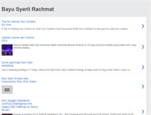 Tablet Screenshot of bayusyerli.com